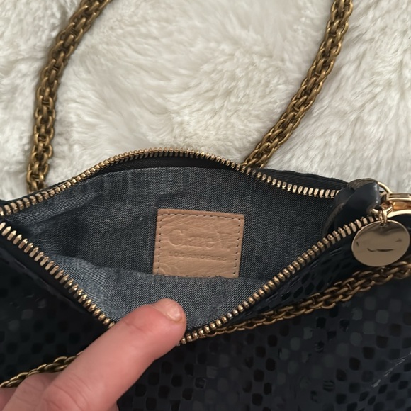 Clare V. Ali's Mini HandBag Navy Suede - Picture 7 of 13